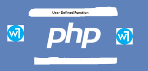 User Defined Function in PHP